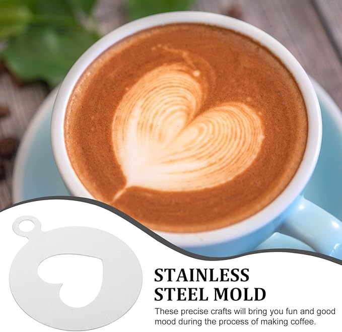 Coffee Stencils Latte Art Tools Coffee Stencils Latte Art He Pattern