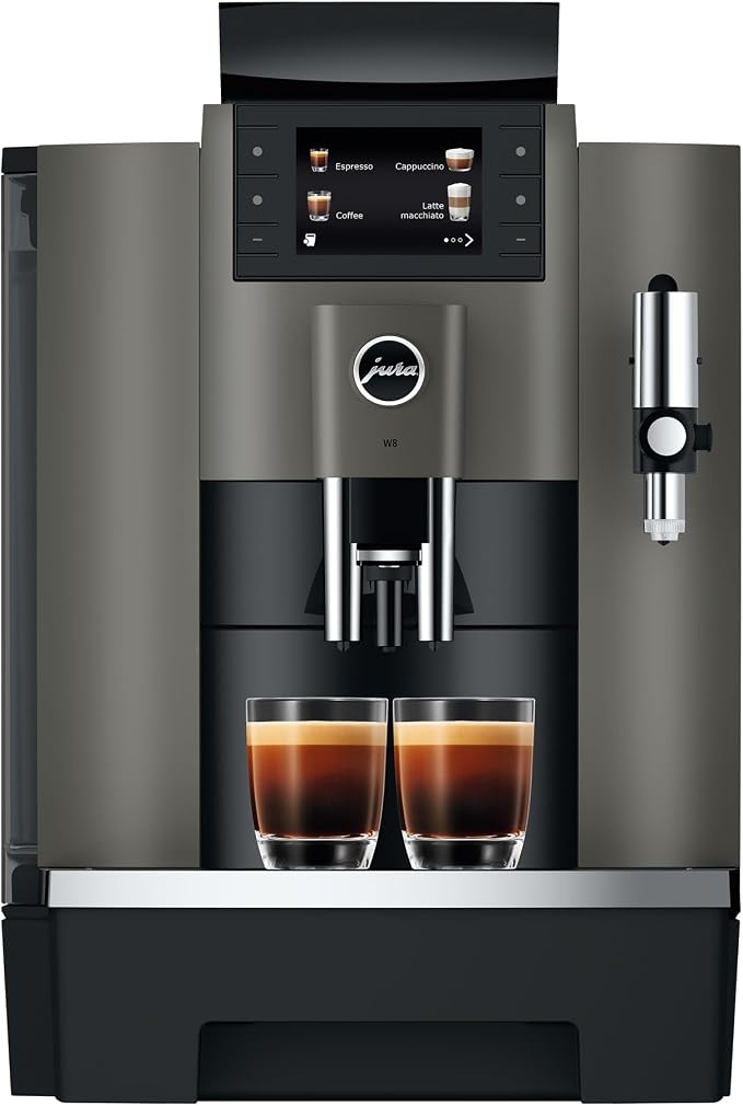 Jura W8 Dark Inox, 15650, Automatic Coffee Machine by Unknown