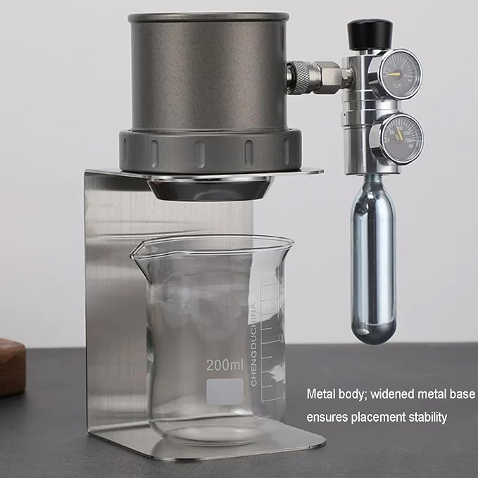Pneumatic Espresso Machine, Portable Pressure Coffee Maker | Stainless Steel Structure, Home & Cafe & Travel Use, Pneumatic Brewing System, Pressure Valve Design - Image 7