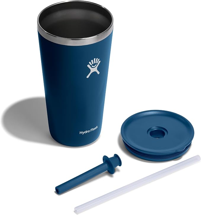 28 OZ All Around Tumbler Straw LID Indigo Blue - Image 4