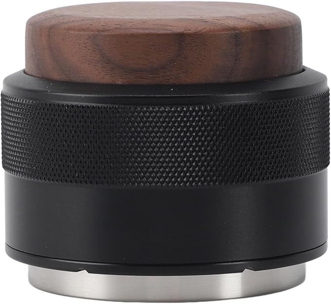 Coffee Distributor and Tamper, Dual Head Coffee Leveler Fits for Portafilter, Espresso Hand Tamper, Professional Adjustable Depth Espresso Hand Tamper(51mmblack)