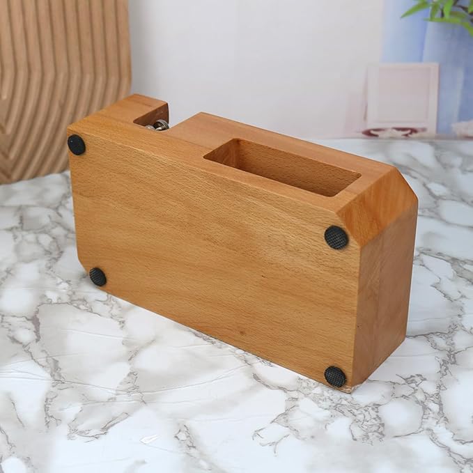 Espresso Tamping Station - Wooden Coffee Tamper Station For Storage 51, 53, 54 mm Portafilter Tamper Distributor - Espresso Organizer - Knock Box Accessories