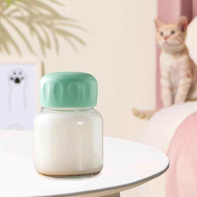 4X Glass Water Cup Compact Portable Glassware Juice Glass Cup Creative Soy - Image 5