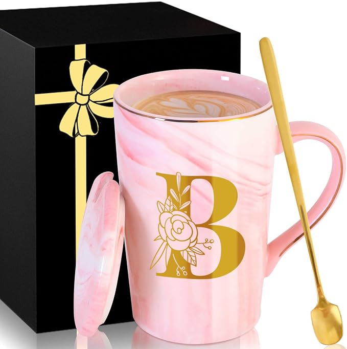 Personalized Ceramic Coffee Mug with Lid Tea Cup Women Girl Friend Birthday Gifts 16th 18th 19th 20th 21st 30th 40th 50th 60th 70th 80th 45th 65th 75th 1974 1964 40 60 70 Year Old Funny Meaningful,B by MNZZ
