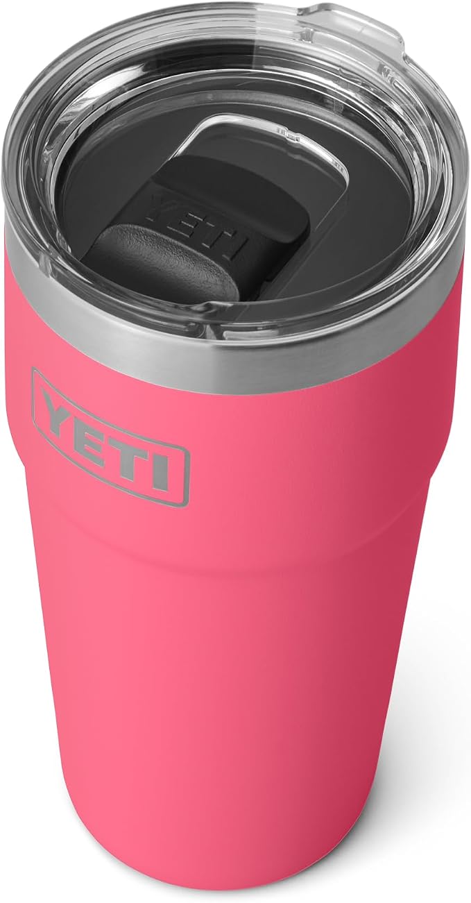 YETI Rambler 20 oz Stackable Tumbler, Stainless Steel, Vacuum Insulated with MagSlider Lid - Image 3
