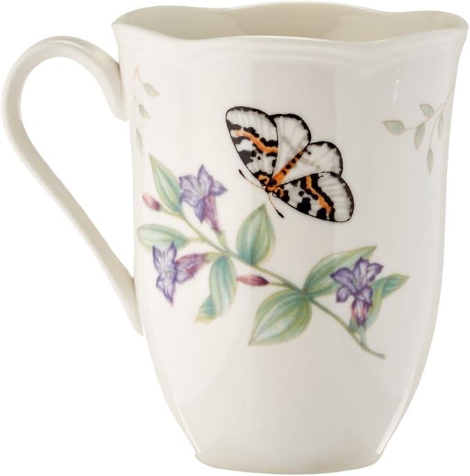 Lenox Dinnerware Set, Butterfly Meadow 18-Piece Set, Service For 6, White Porcelain, Butterfly And Flower Designs, Plates And Bowls Sets, Dishwasher Safe, Home & Kitchen (Assorted, 18 Pieces) - Image 22