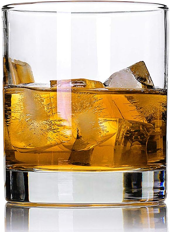 Whiskey Glasses,Set of 2,11 oz,Premium Scotch Glasses,Bourbon Glasses for Cocktails,Rock Style Old Fashioned Drinking Glassware,Perfect for Father's Day,Party,Bars,Gift, Restaurants and Home - Image 2
