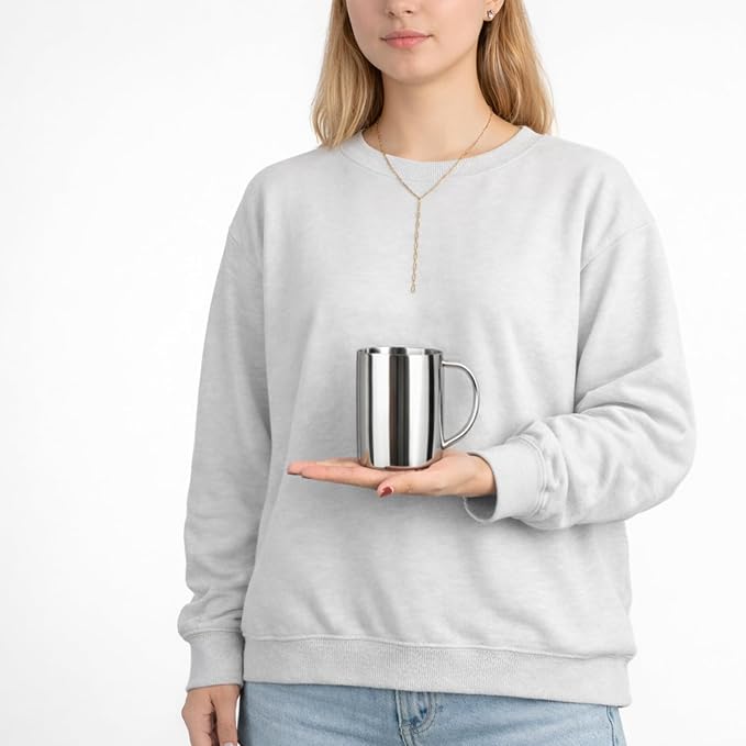 IMEEA Coffee Mug 13.5oz Double Wall Stainless Steel Cups, Set of 2 - Image 2