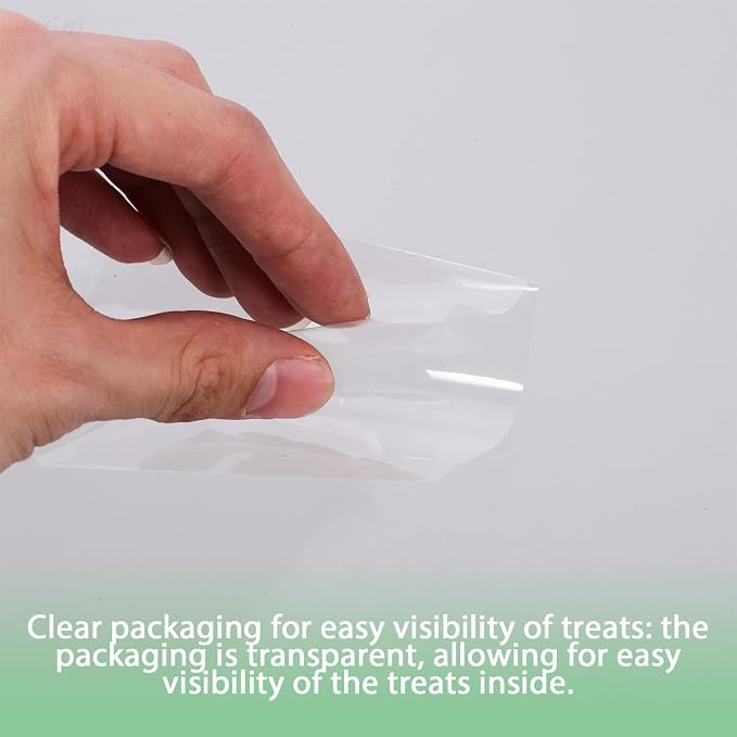 PRETYZOOM 500pcs Cellophane Bags for Cookies Candy and Treats for Bakery Parties and Resealable Packaging for Baked Goods and Snacks - Image 9