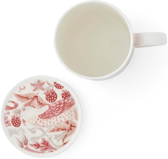 Spode Morris & Co Mug & Coaster Set, Madder - Image 3