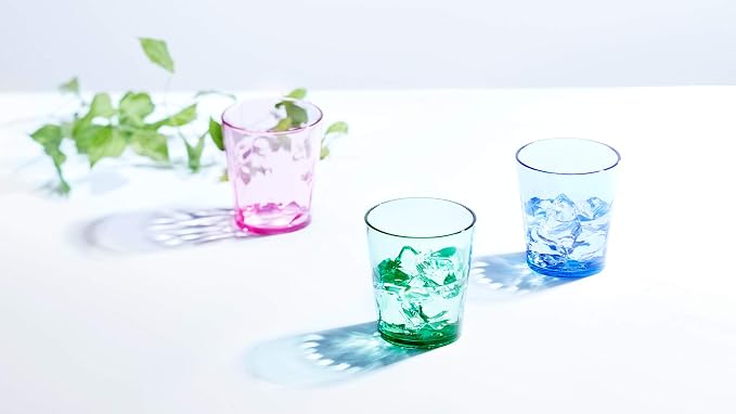 SCANDINOVIA - 8 oz Unbreakable Premium Juice Glasses Kid Cups- Set of 4 - Super Grade Acrylic Plastic Tumbler Cups - Perfect for Gifts - BPA Free - Dishwasher Safe - Stackable - Reusable | Full 8 oz / 250 ml — juice, iced coffee, sparkling water & smal... - Image 4