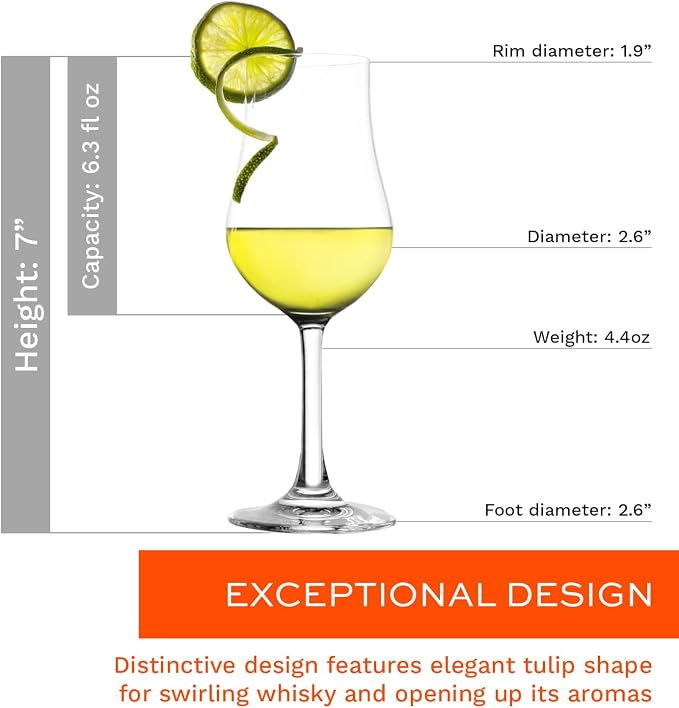 Stölzle Lausitz Set of 6 Brandy Glasses (CLASSIC). Dishwasher Safe Liqueur Glasses (6.25 Fl oz). Durable Bourbon Snifter Glass - Genuine Stölzle Glassware - Image 5