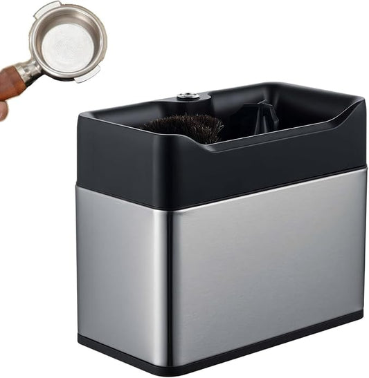 Electric Espresso Knock Box, Automatic Portafilter Cleaner for Espresso and Coffee Puck, Essential Accessories for Home or Commercial Coffee Bar by Unknown