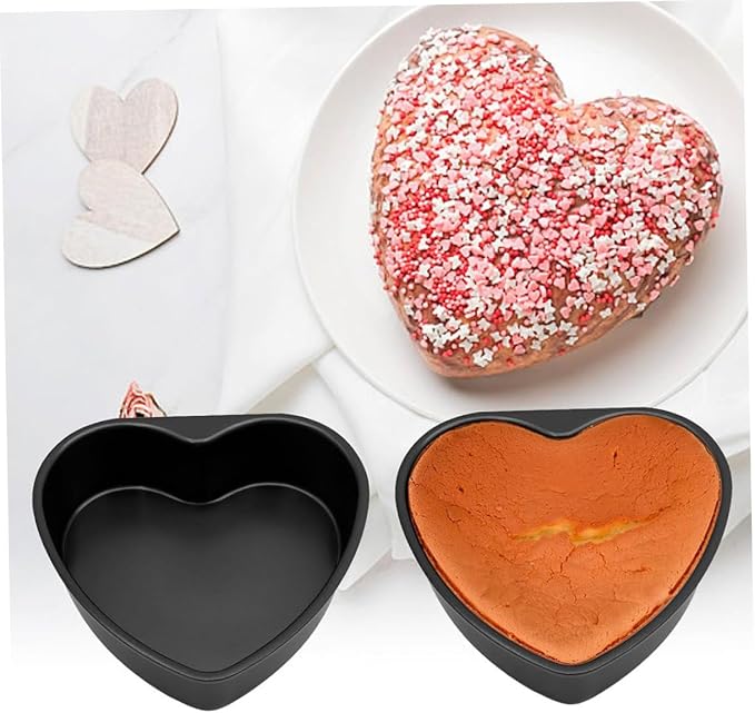 Heart Cake Pan Nonstick Cake Mold Detachable Bottom Baking Tray Oven Microwave Safe for Diy Baking - Image 7