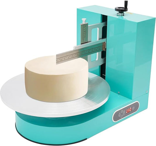 Cake Cream Spreading Machine, 220W Electric Cake Turntable Coating Machine, Cake Scraper Smoother for Icing, Cake Decorating Coating Machine for 4-16 inch Cakes