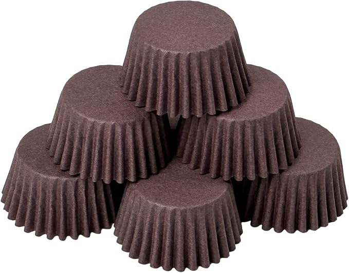 qiqee Coffee Cupcake Liners, 600 Count, Mini Size - Image 2
