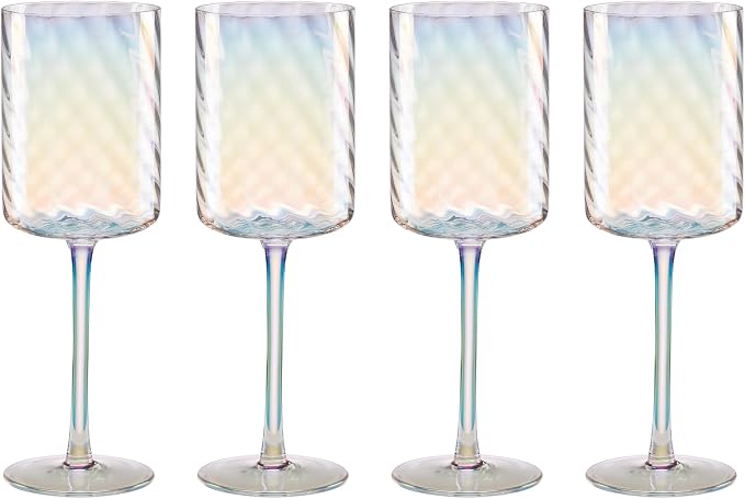 Lenox 897500 Tuscany Classics Iridescent Set of 4 Glasses - White Wine by Lenox