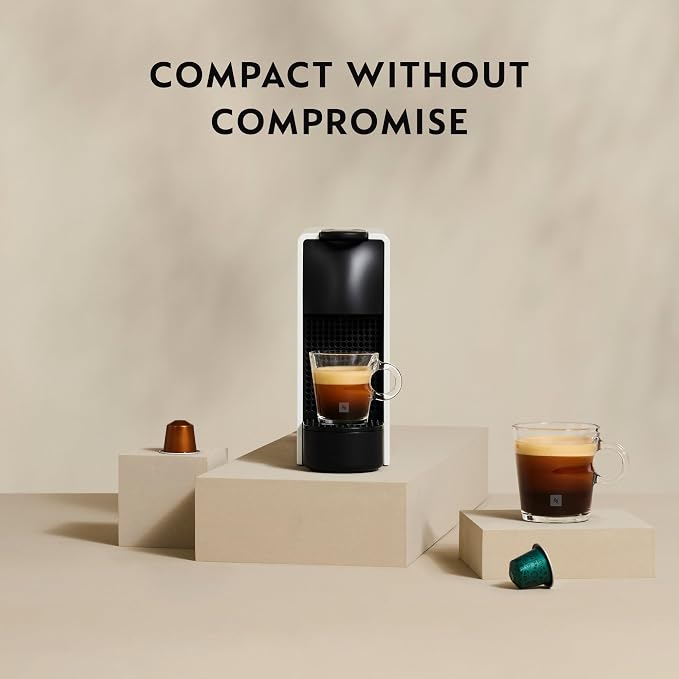 Nespresso Essenza Mini Espresso Machine by Breville, Piano Black | Piano - Image 6