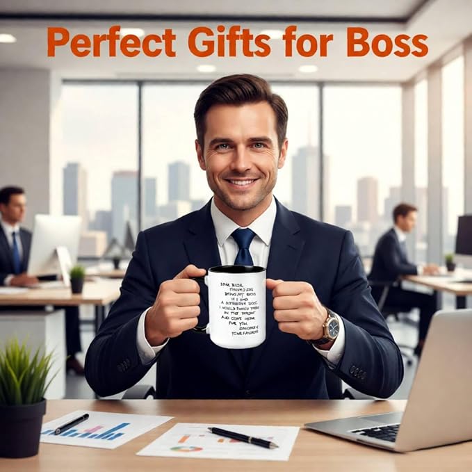 Dear Boss Mug Punch Throat,Worlds Best Boss Mug,Funny Coffee Cup | 15oz Ceramic Office Cup,Funny Coffee Mugs, Gifts for Work, Funny Office Cups,Thank You Gifts for Manager,Work Anniversary - Image 6