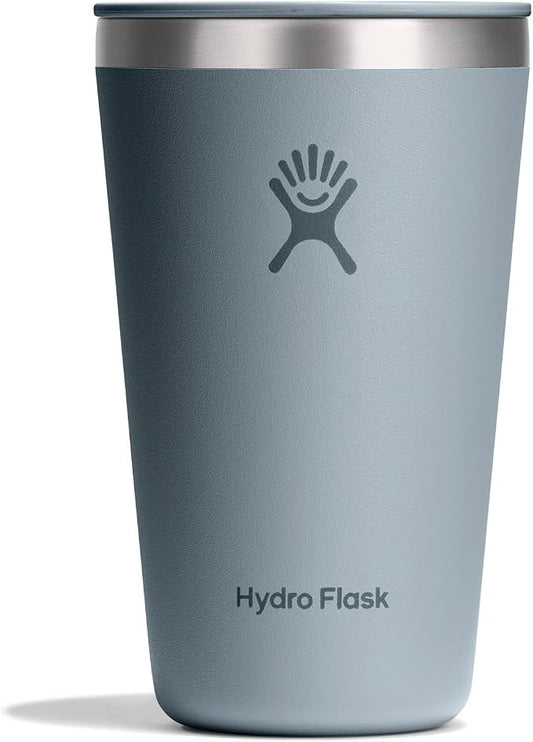 Hydro Flask All Around Tumbler Press-In Lid, Insulated Travel Mug, Stainless Steel Coffee Cup 16 Oz Shale Gray by Unknown