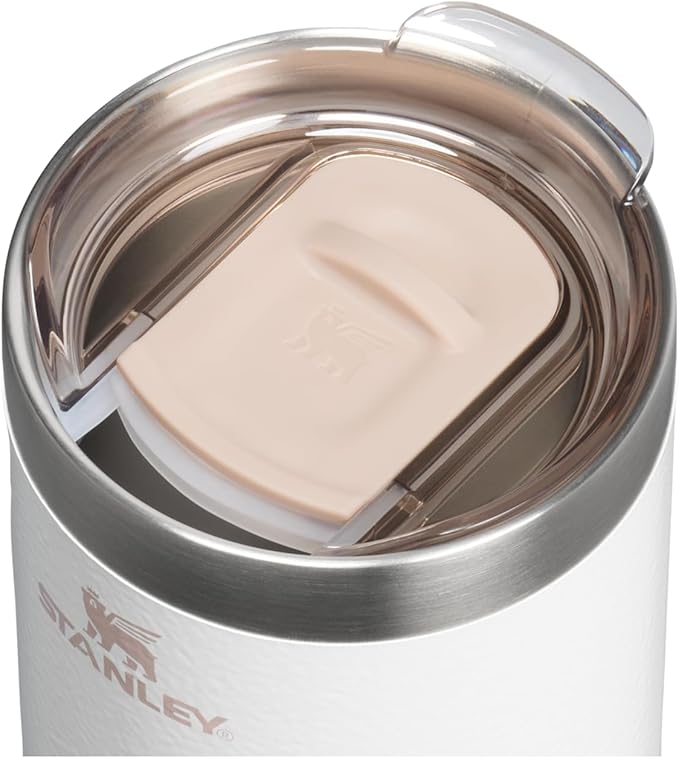 STANLEY Everyday Camp Cup 12 oz | Drink Through Lid | Cup for Coffee, Tea and Drinks | Insulated Stainless Steel | BPA-Free | Hammertone Frost - Image 2