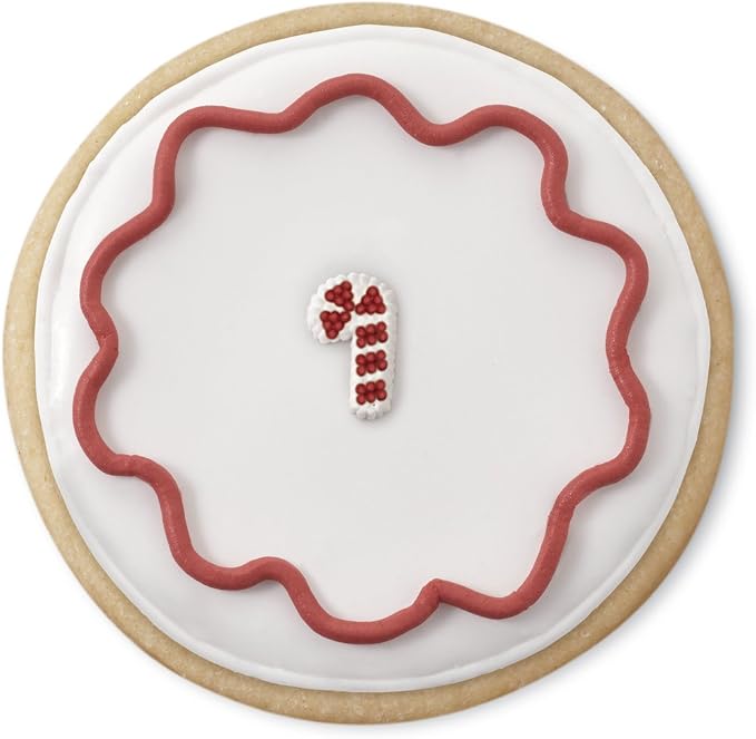 Wilton Mini Candy Cane Edible Cupcake Toppers - Image 3