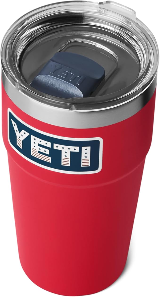 YETI Rambler 20 oz Stackable Tumbler, Stainless Steel, Vacuum Insulated with MagSlider Lid - Image 3