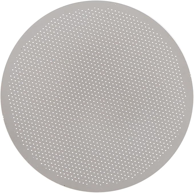 Keenso Solid Stainless Steel Coffee Filter, Washable and Reusable, Best Results with Coffee Machines, Accessories