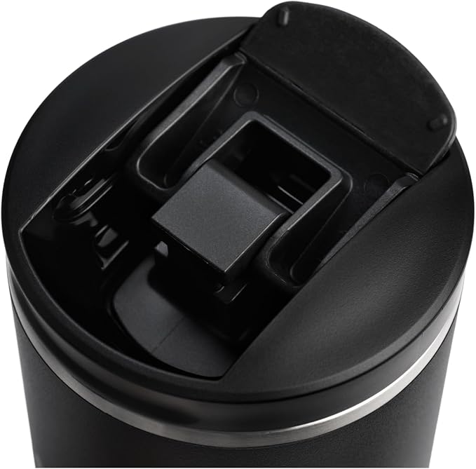 STANLEY Transit FlipTop Mug | Leakproof Coffee Travel Cup | Vacuum Insulated Stainless Steel | Stays Hot or Cold for Hours | BPA-Free | 20 oz | Black 2.0 - Image 2