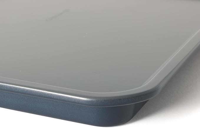 Calphalon Legacy 15 x 10 Inch PFA Free Nonstick Cookie Sheet Baking Pan in Blue, Durable Heavy Gauge Steel Bakeware for Even Heating, Oven Safe Baking Tray for Cookies and Roasting - Image 7