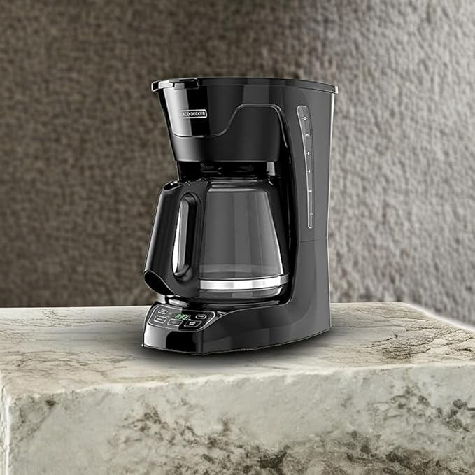 BLACK+DECKER CM1110B Programable 12-Cup Coffee Maker, Easy Pour, Non-Drip Carafe with Removable Filter Basket, Black - Image 5