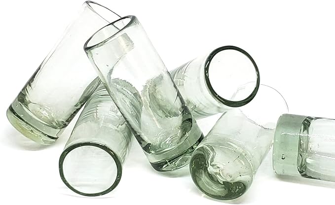 Clear 2 oz Tequila Shot Glasses (set of 6), Recycled Glass, Lead-free, Toxin-Free (Shot) - Image 4