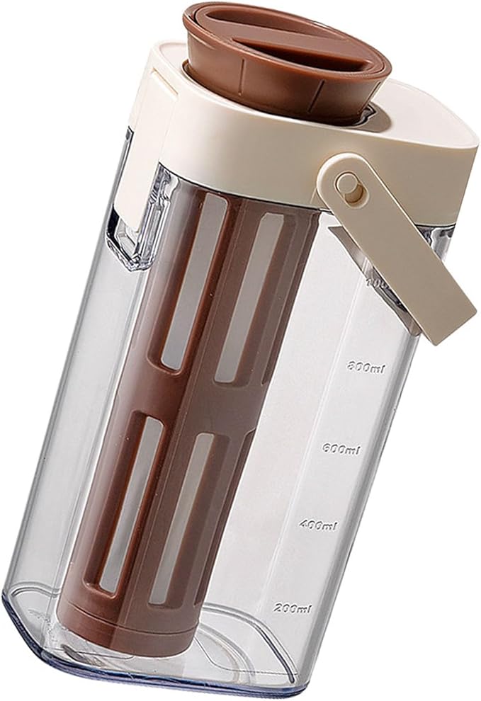 1000ml Cold Brew Coffee Maker with Filter Leak Proof Large Capacity Teas Container with Handle for Home Office Use