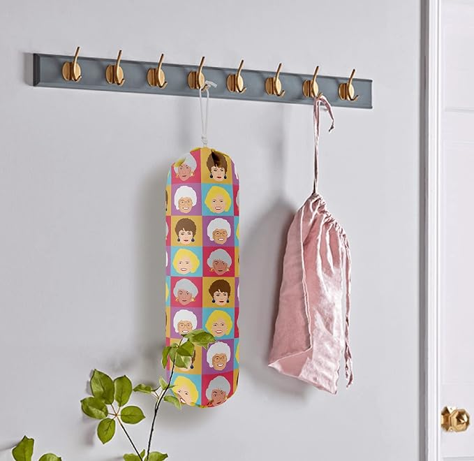 Golden Girls, Grocery Bags Holder Organizer For Shopping Bags, Wall Mount Plastic Bags Storage Container Dispensers, Gift For The Preferred Family And Friends - Image 5