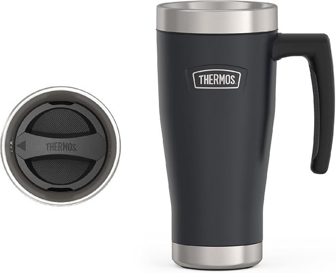 THERMOS ICON SERIES, Stainless Steel Mug, Granite, 16 oz by Thermos