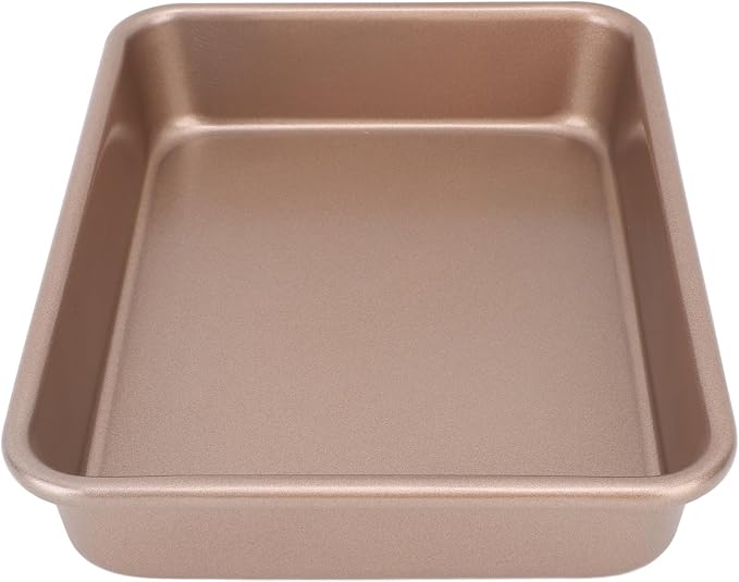 Zerodis Baking Cookie Sheets Baking Trays Rectangular Sheet with Even Heat Distribution for Cakes Pastries Carbon Steel Pan Non Stick Oven Tray Carbon Steel (Small Rectangular) - Image 5