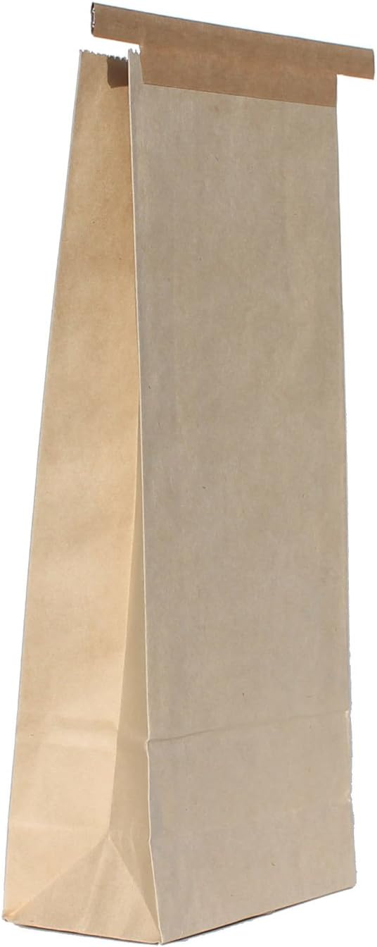 AwePackage Kraft Paper Grease Resistant Tin Tie Bag with Poly Liner (50, 16 oz(1 lbs)) - Image 3