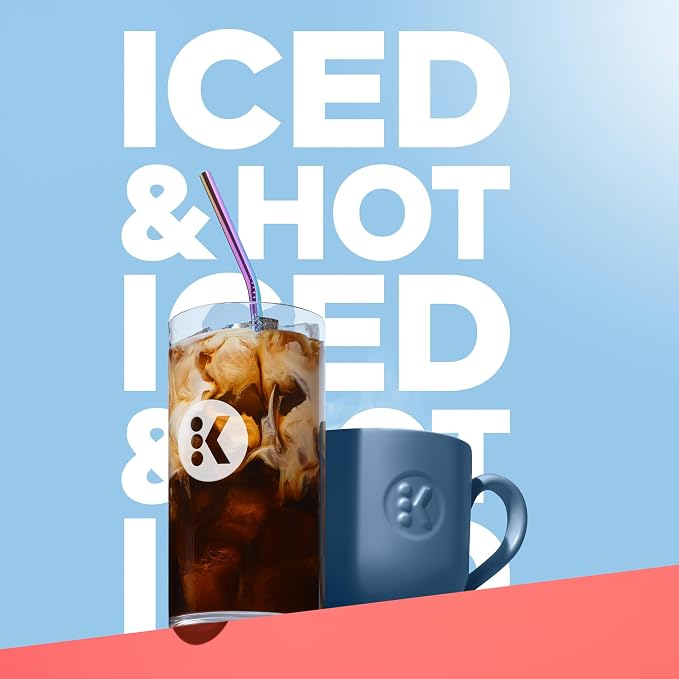 Keurig K-Iced Coffee Maker, Single Serve K-Cup Pod Iced Coffee Maker, With Hot and Cold Coffee Capabilities, Brews Any K-Cup Pod, White - Image 10