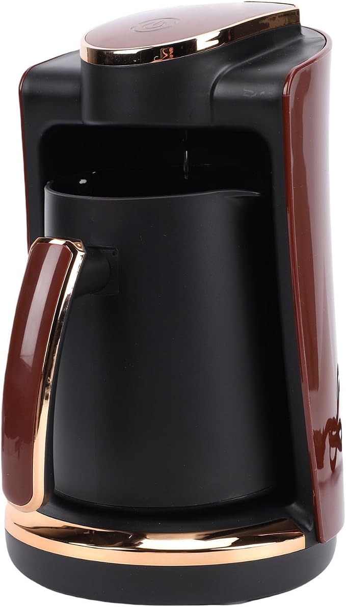 Sonew Turkish Coffee Maker 550W Electric Cezve Machine for Authentic Greek & Turkish Coffee – 250ML Single Cup Brew with Included Ceramic Cup & Spoon – Compact Travel Maker - Image 7