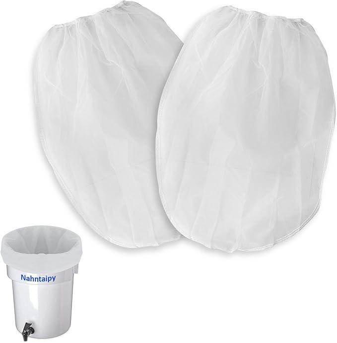 Cold Brew Coffee Filter Bag Compatible with Toddy Cold Brew System for 5 Gallon Commercial Brewers, Washable & Reusable, 2Packs