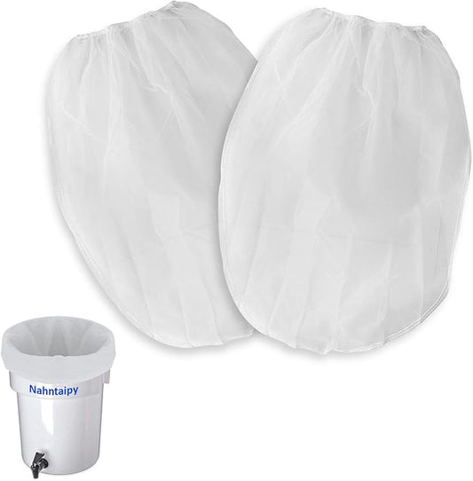 Cold Brew Coffee Filter Bag Compatible with Toddy Cold Brew System for 5 Gallon Commercial Brewers, Washable & Reusable, 2Packs