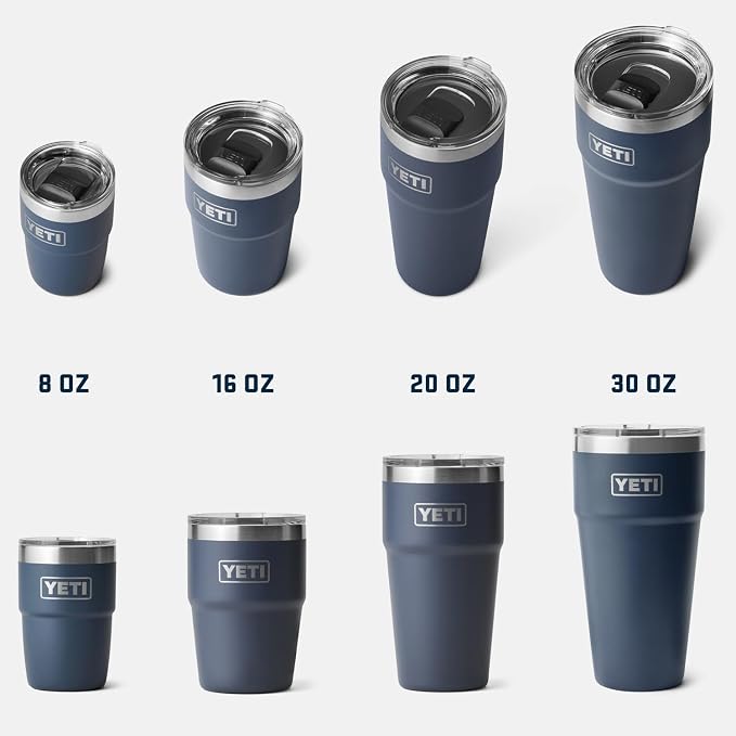 YETI Rambler 20 oz Stackable Tumbler, Stainless Steel, Vacuum Insulated with MagSlider Lid - Image 8