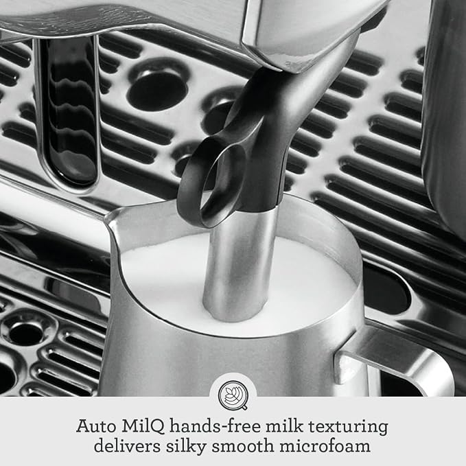 Breville BES990BSS Oracle Touch Espresso Machine, Brushed Stainless Steel | Automatically brew barista-quality espresso, lattes and cappuccinos at home with this coffee maker with built-in grinder - Image 8