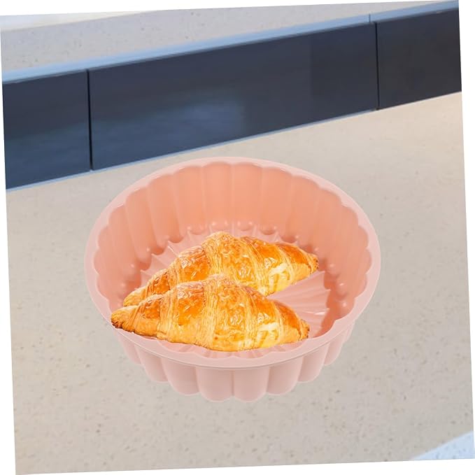 2pcs Food Grade Silicone Cake Nonstick Baking Pans Lake for Cheesecake Charlotte Up - Image 4