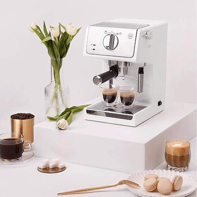 Espresso Machine, Compact Stainless Steel Coffee Maker with Milk Frother Wand for Professional Brewing, Perfect for Home Use, Easy to Clean and Operate - Image 3