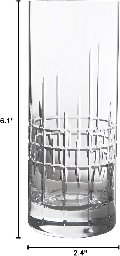 Schott Zwiesel Tritan Crystal Glass Distil Barware Collection Aberdeen Collins Cocktail Glasses (Set of 6), 11.1 oz, Clear - Image 3