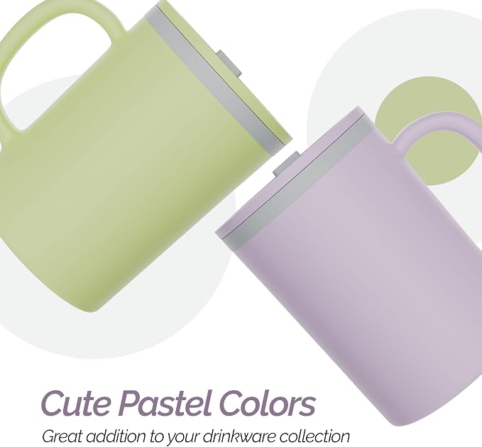 Copco Iconic Desk Mug 16 Oz - Purple & Yellow, Set of 2 - Image 4