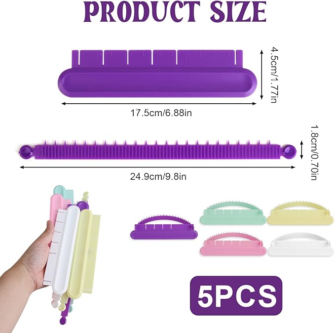 5PCS Cake Decorating Tools Set,Cake Turntable,Sweet Stamps Cake Decorating,Fondant Tools for Baking,Applicable for Creating Birthday Cakes,Ideal with Home Bakers and Cake Enthusiasts
