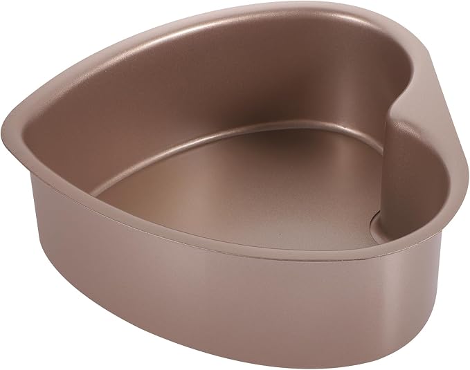 VOSAREA Heart Shaped Cake Pans with Removable Bottom Stainless Steel Heart Cake Mold Springforms Cheesecake Pan Diy Baking Mold Tool for Valentines Day Wedding (6 Inch) by Vosarea