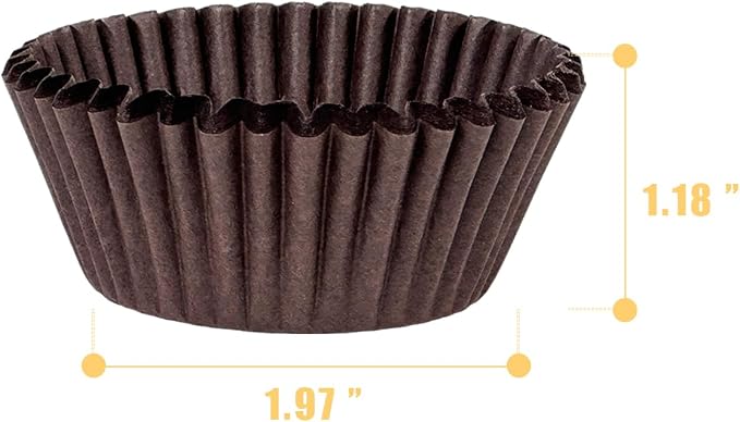 qiqee Coffee Cupcake Liners, 600 Count, Standard Size - Image 5